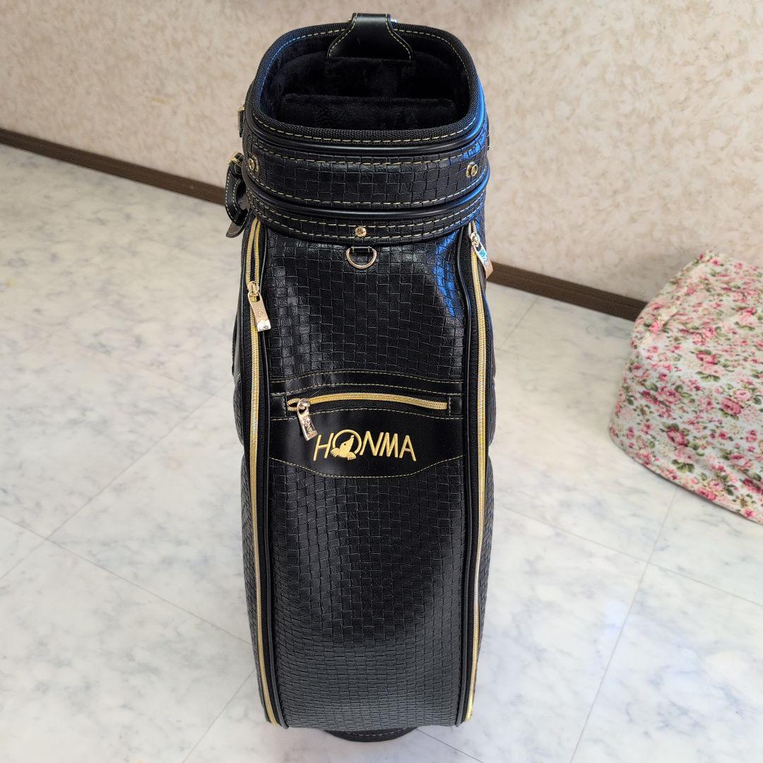 HONMA キャディバッグ ブラック/ゴールド