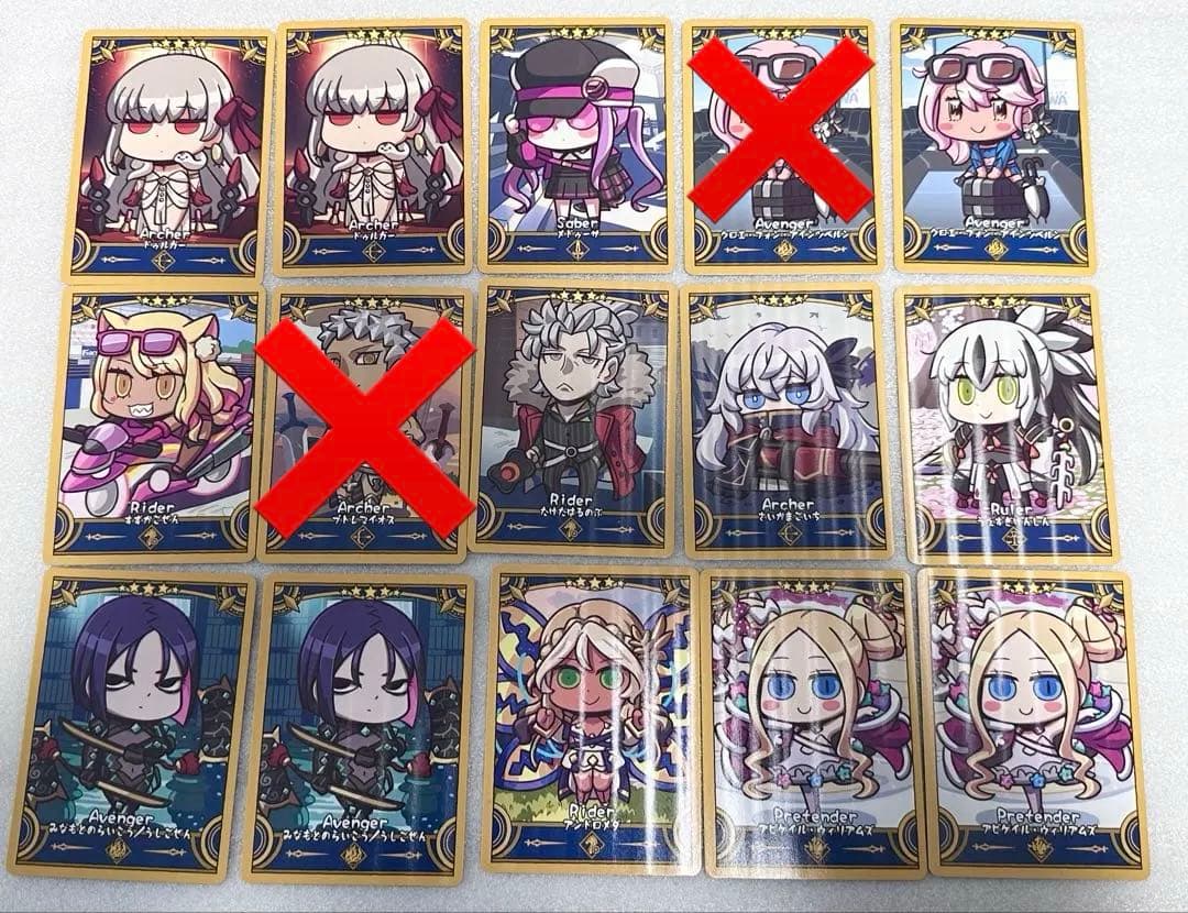 Fate/Final Journey 1枚90円　バラ売り　まとめて売り　fgo