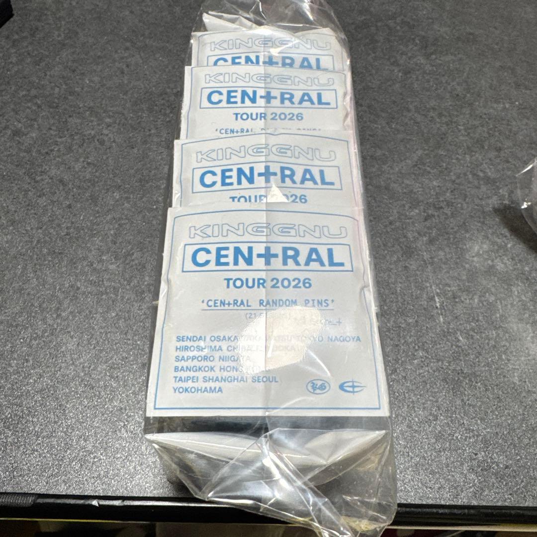 ミュージシャン King Gnu CEN+RAL RANDOM PINS SET