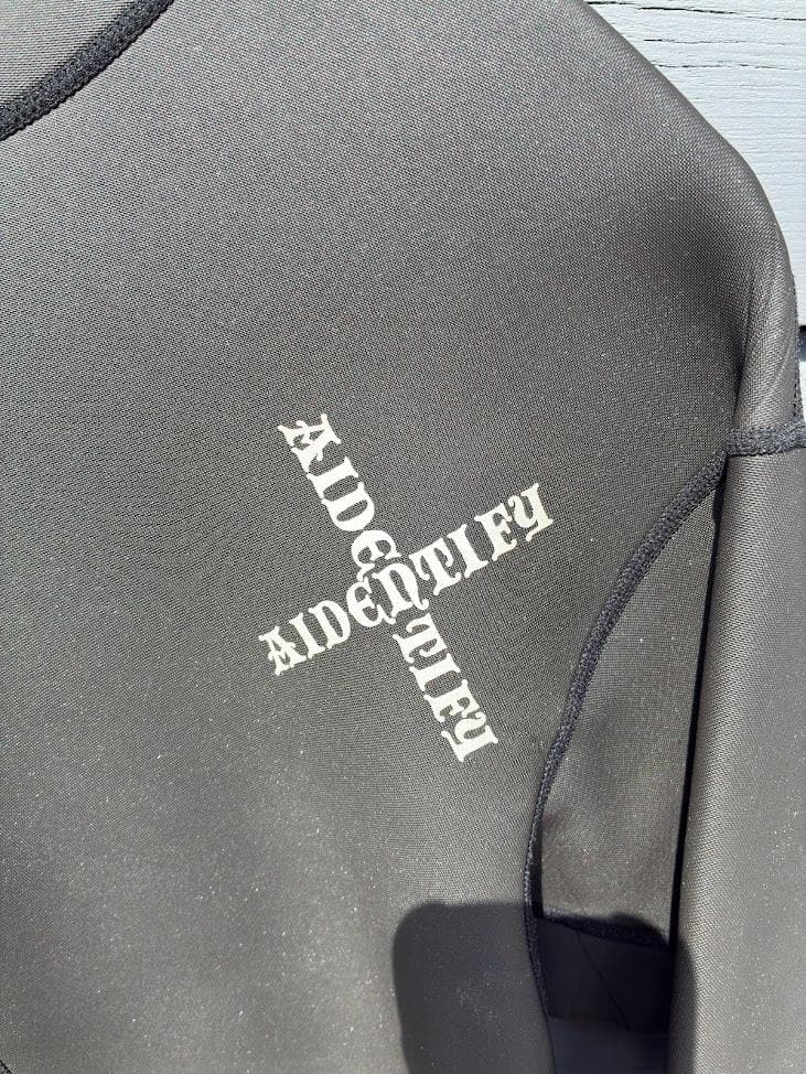 Aidentify アイデンティファイ ウエットスーツ 黒×緑 タッパー ：XL