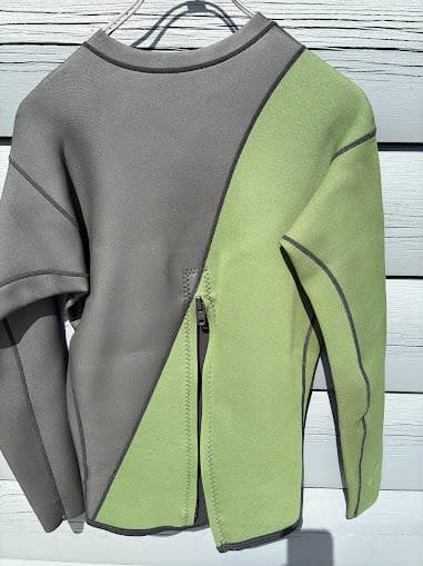 Aidentify アイデンティファイ ウエットスーツ 黒×緑 タッパー ：XL