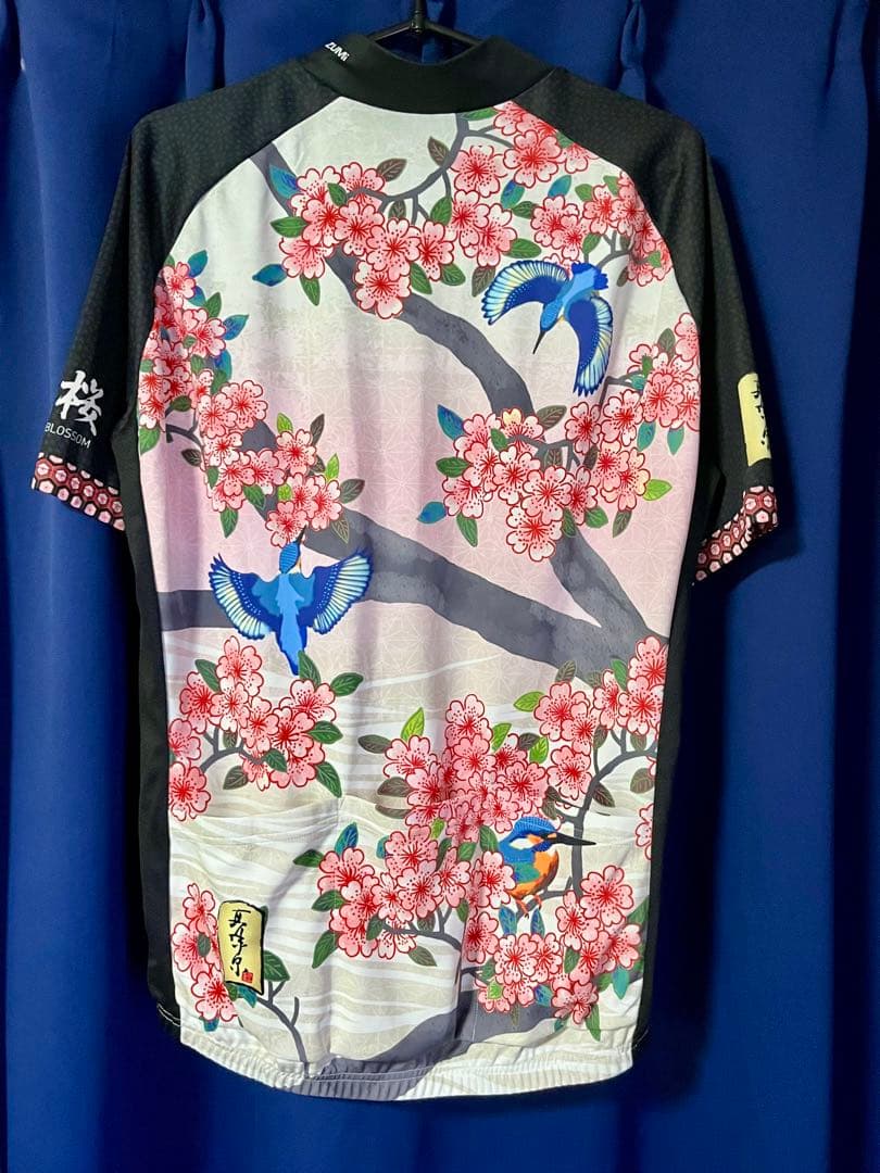 美品⭐️PEARL IZUMI／パールイズミ⭐️桜デザイン サイクルジャージ⭐️ＸＬ
