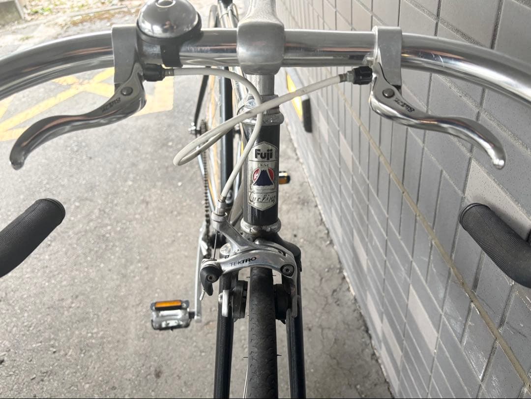 送料込 FUJI FEATHER クロモリ ピストバイク 52 完成車