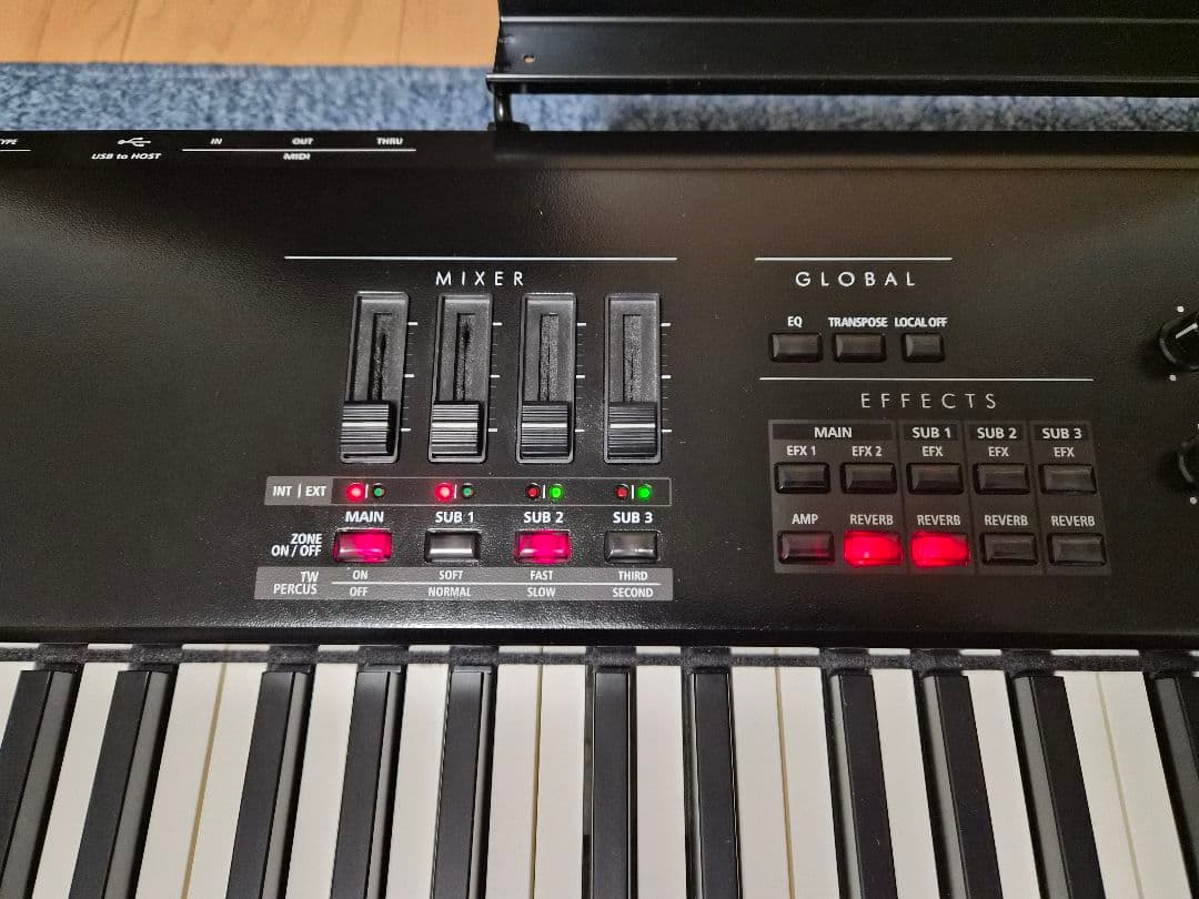 KAWAI カワイ MP7SE ステージピアノ 88鍵盤 動作良好 美品