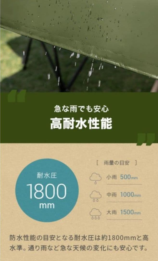 タープテント 2.5m ワンタッチタープテント テント本体 簡単おしゃれ 大型⑭