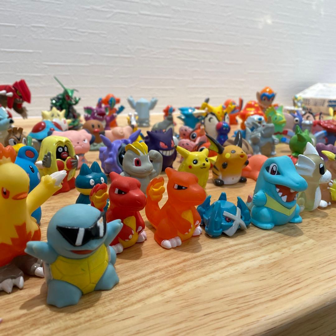 ポケモン指人形など　約85体 レア・クリア・ビッグフィギュア含む