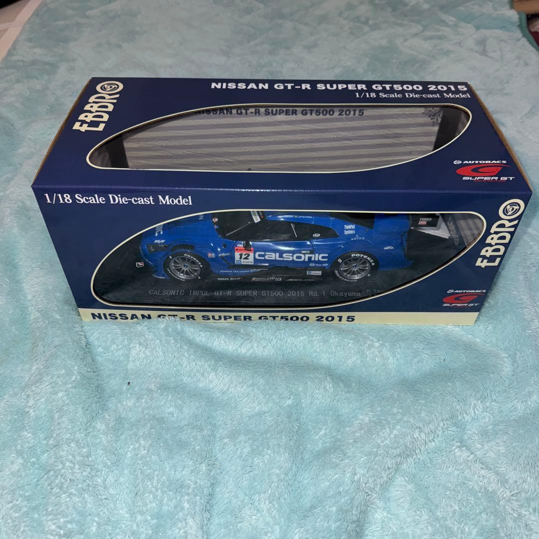 ミニカー EBBRO NISSAN GT-R SUPER GT500 2015 1/18