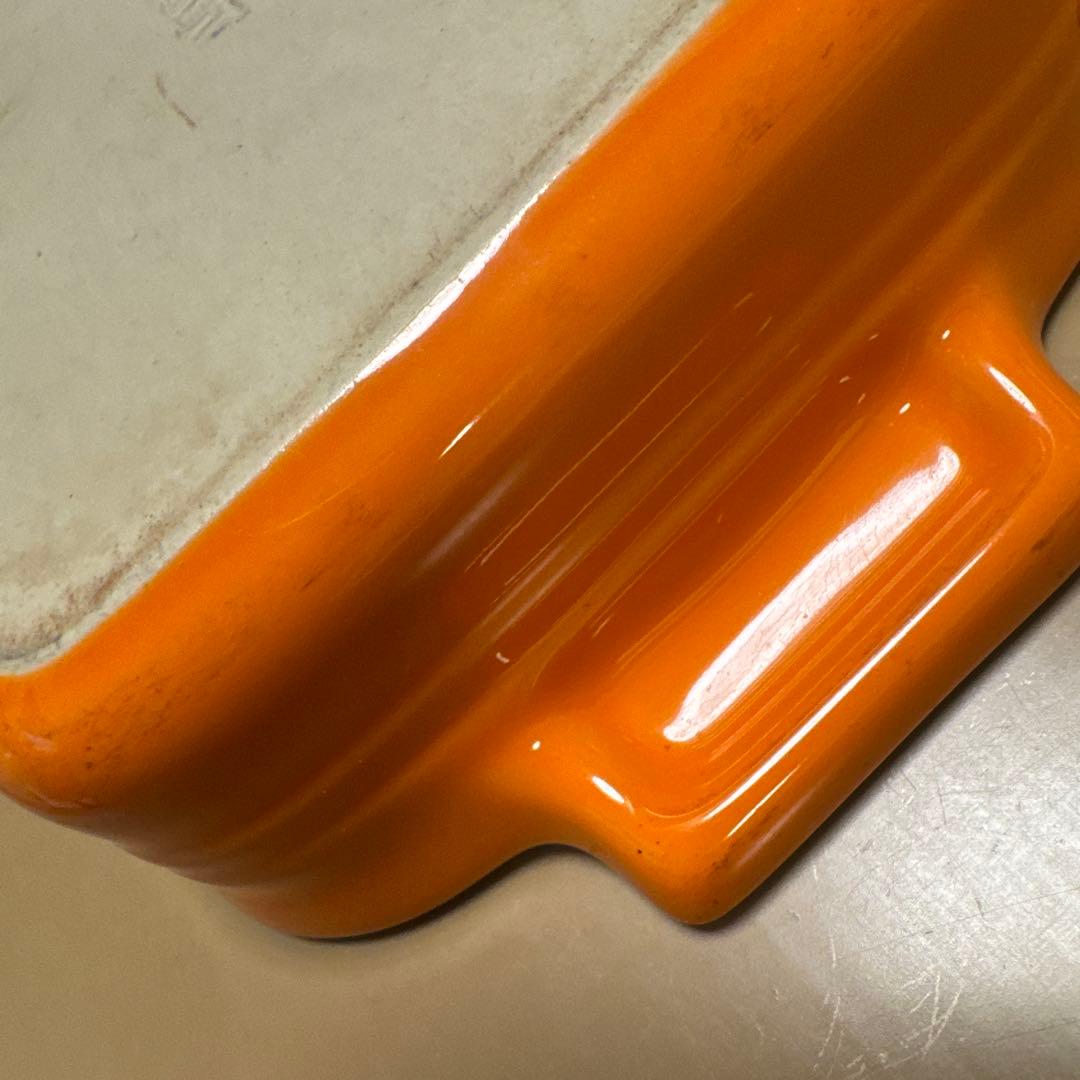 LE CREUSET オレンジ 耐熱皿 3個セット