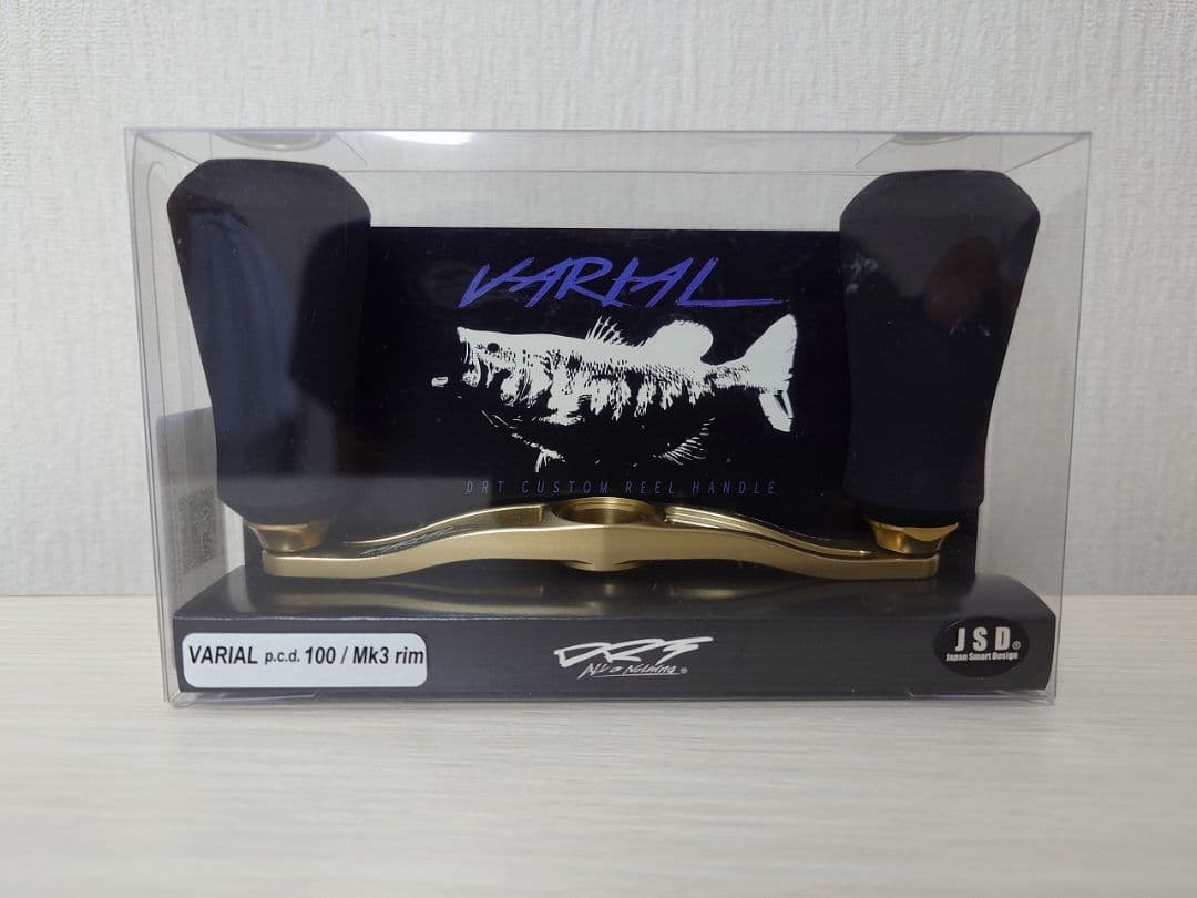 DRT VARIAL バリアル ゴールド 100 Mk3 rim シマノ右付属