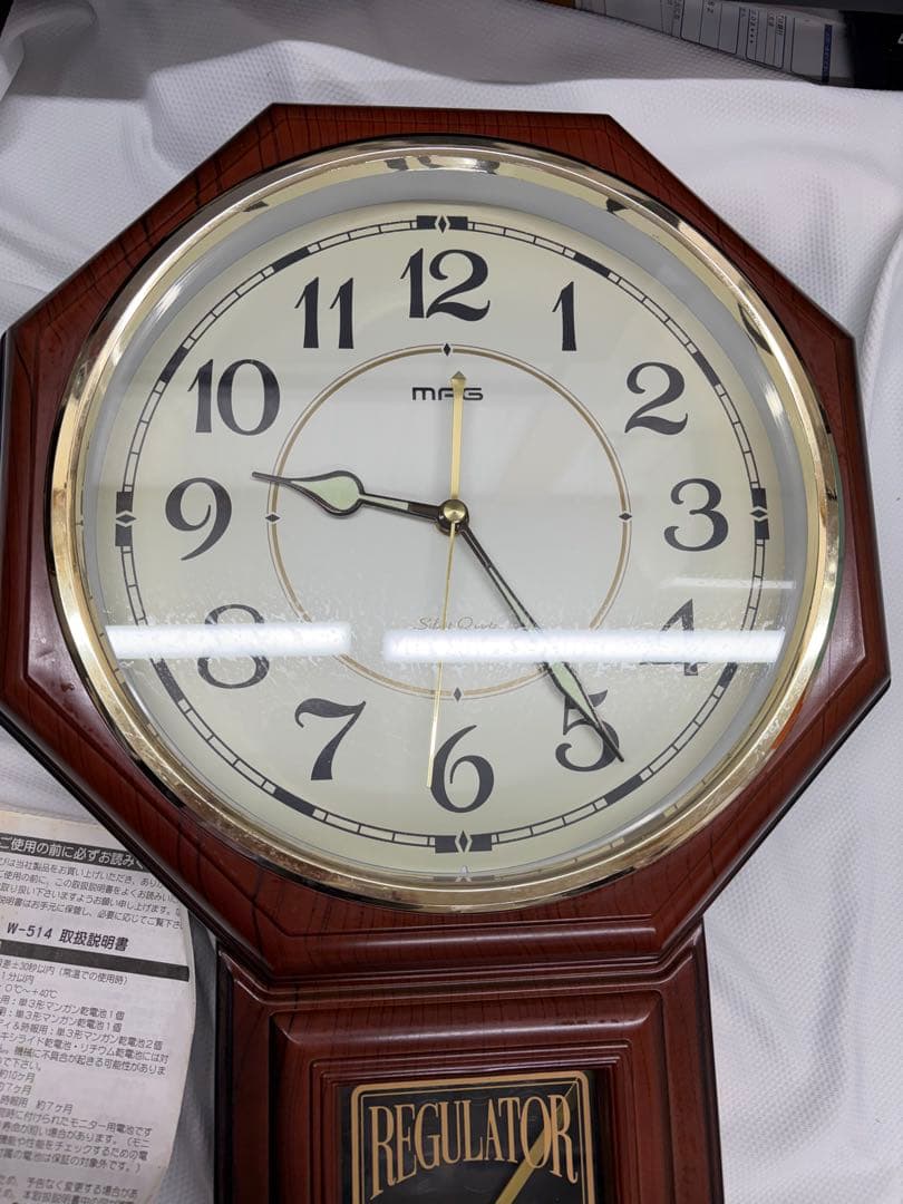 MAG W-514 REGULATOR 八角形掛時計