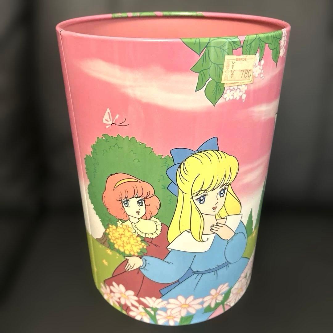 レディレディ!！　ペール缶　レトロ　ダストボックス　缶　物入れ　スチール缶