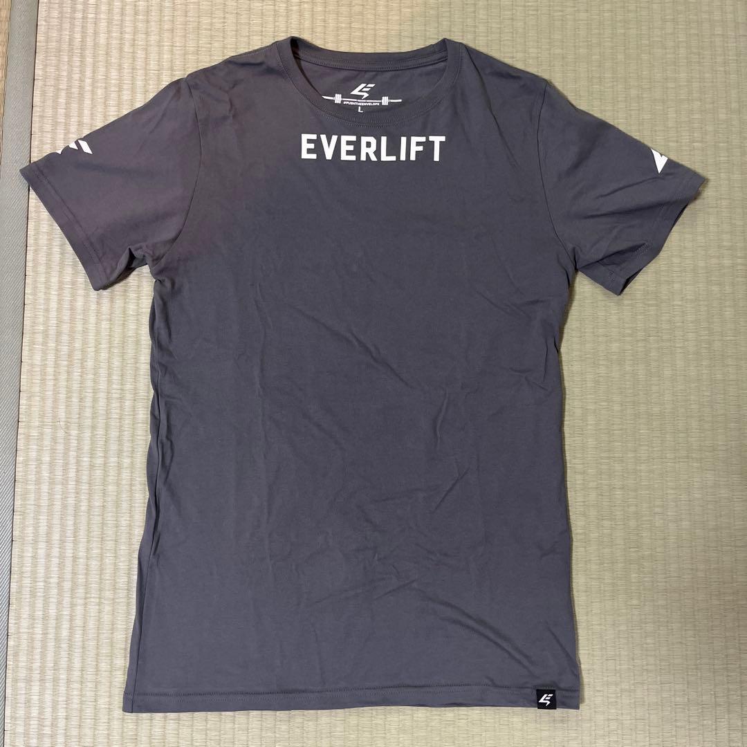 EVERLIFT コンペティションＴシャツ Lサイズ グレー エバーリフト