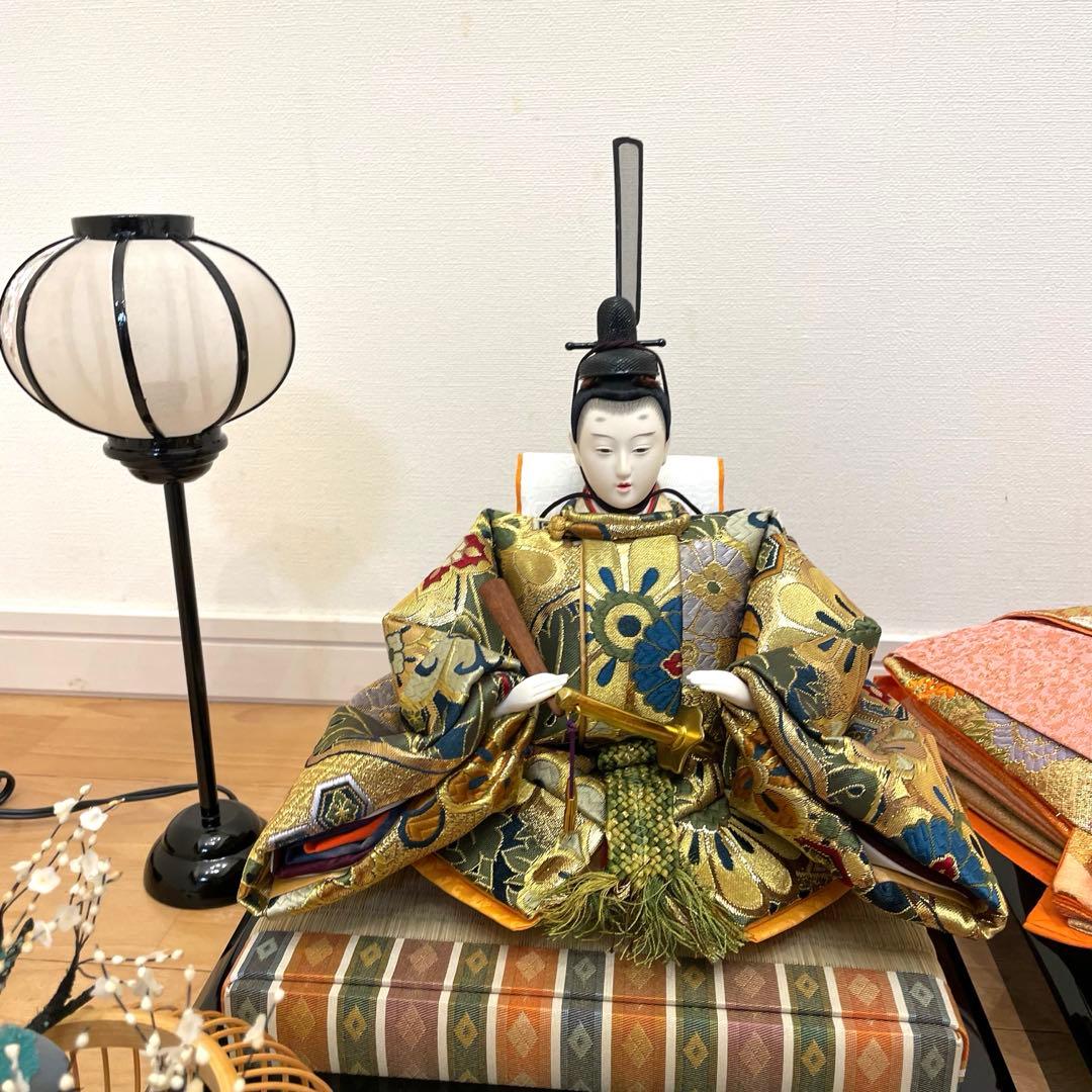 【極美品】久宝堂　雛人形　ひな人形　セット　親王飾　ひな祭り　ひなまつり