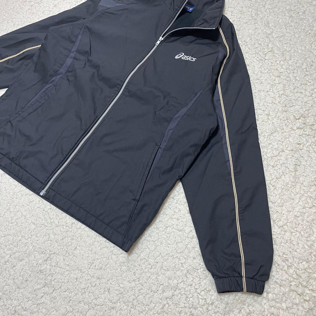 【美品】アシックスasics ウインドブレーカーウィンドジャージ上下セットアップ