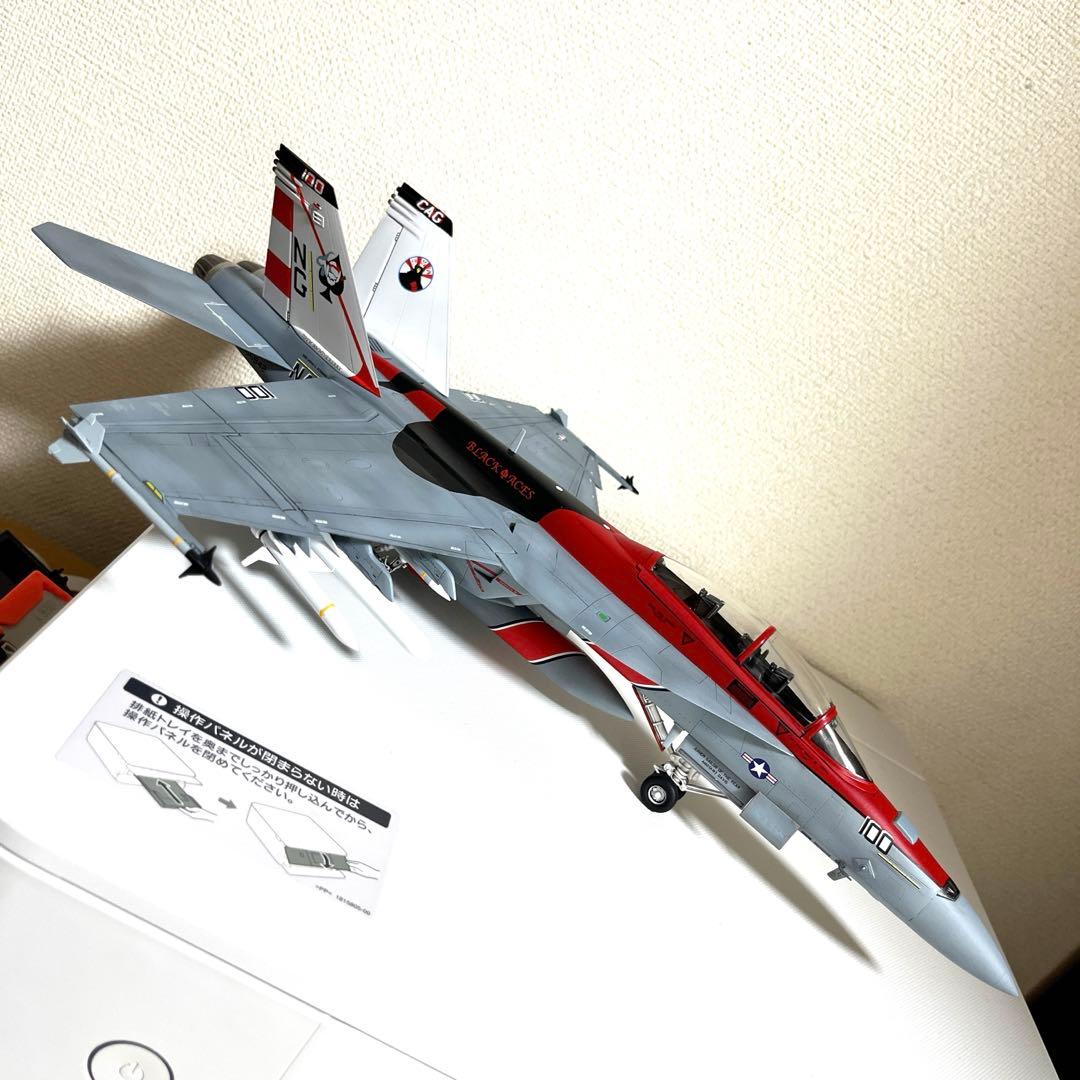 戦闘機プラモデル完成品1/48 F-18スーパーホーネット