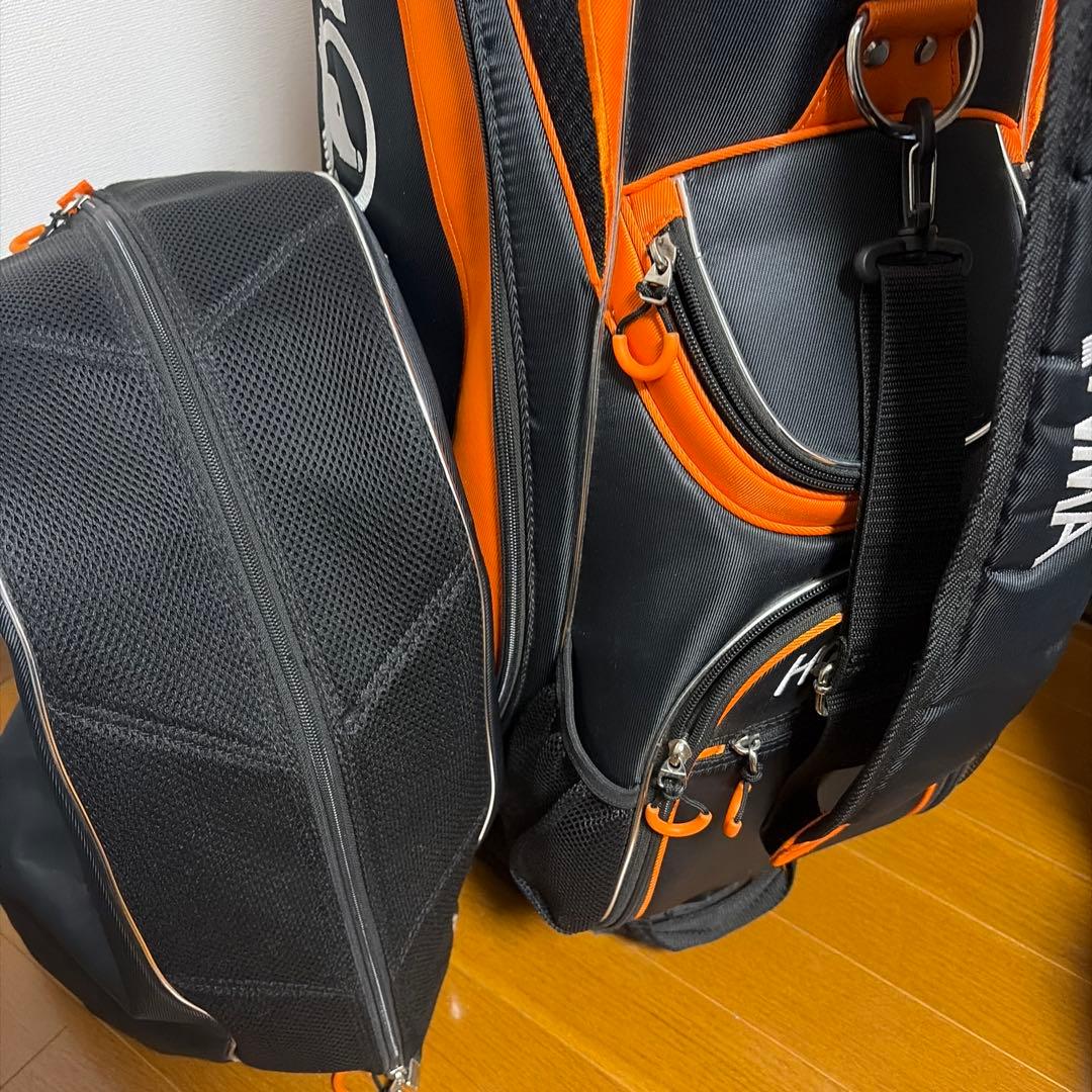 HONMA ホンマゴルフ　キャディバッグ　軽量　ブラック　オレンジ
