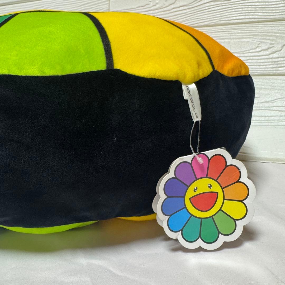 【美品】 カイカイキキ 村上隆　金たろアメ風クッション　40cm アゲ花