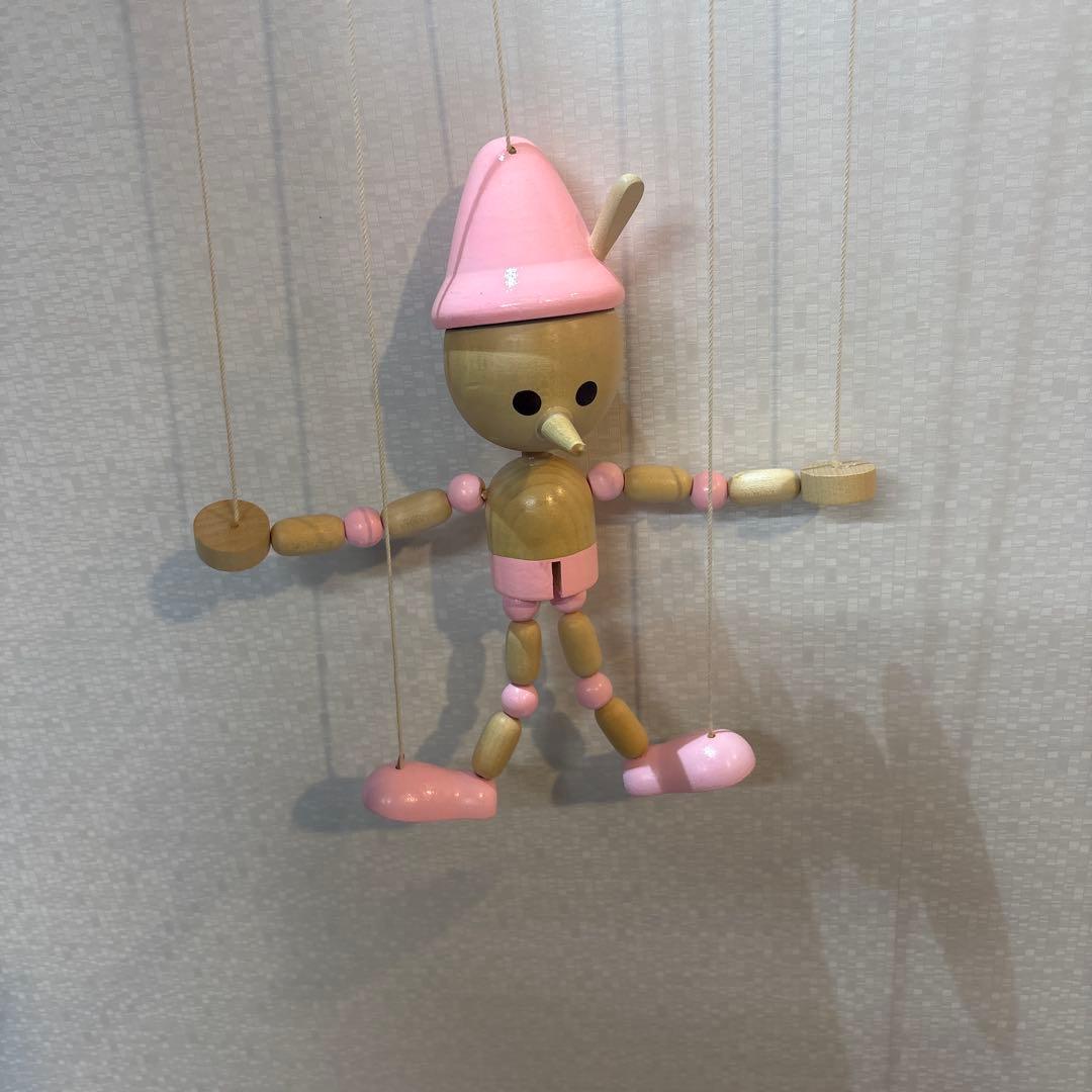 ピノキオ操り人形　木製