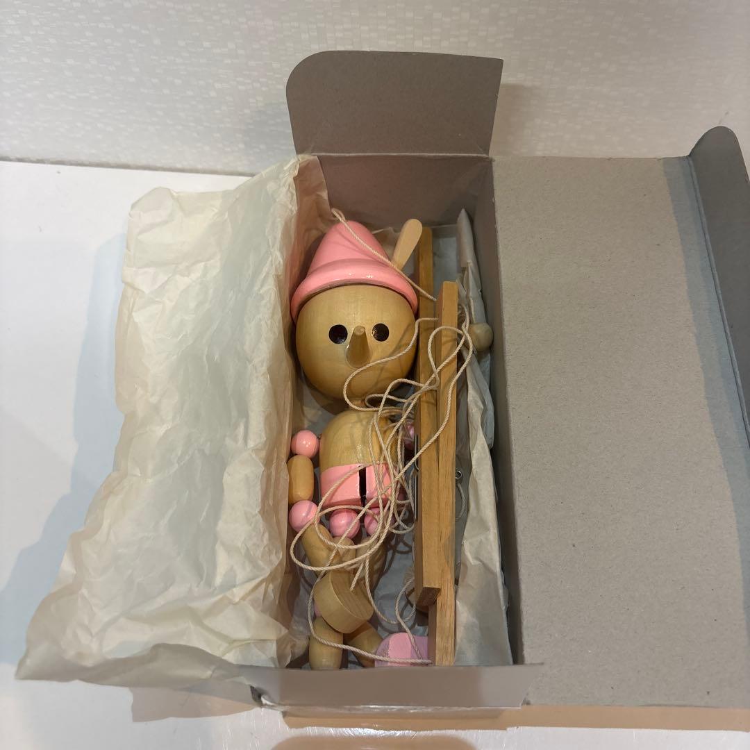 ピノキオ操り人形　木製