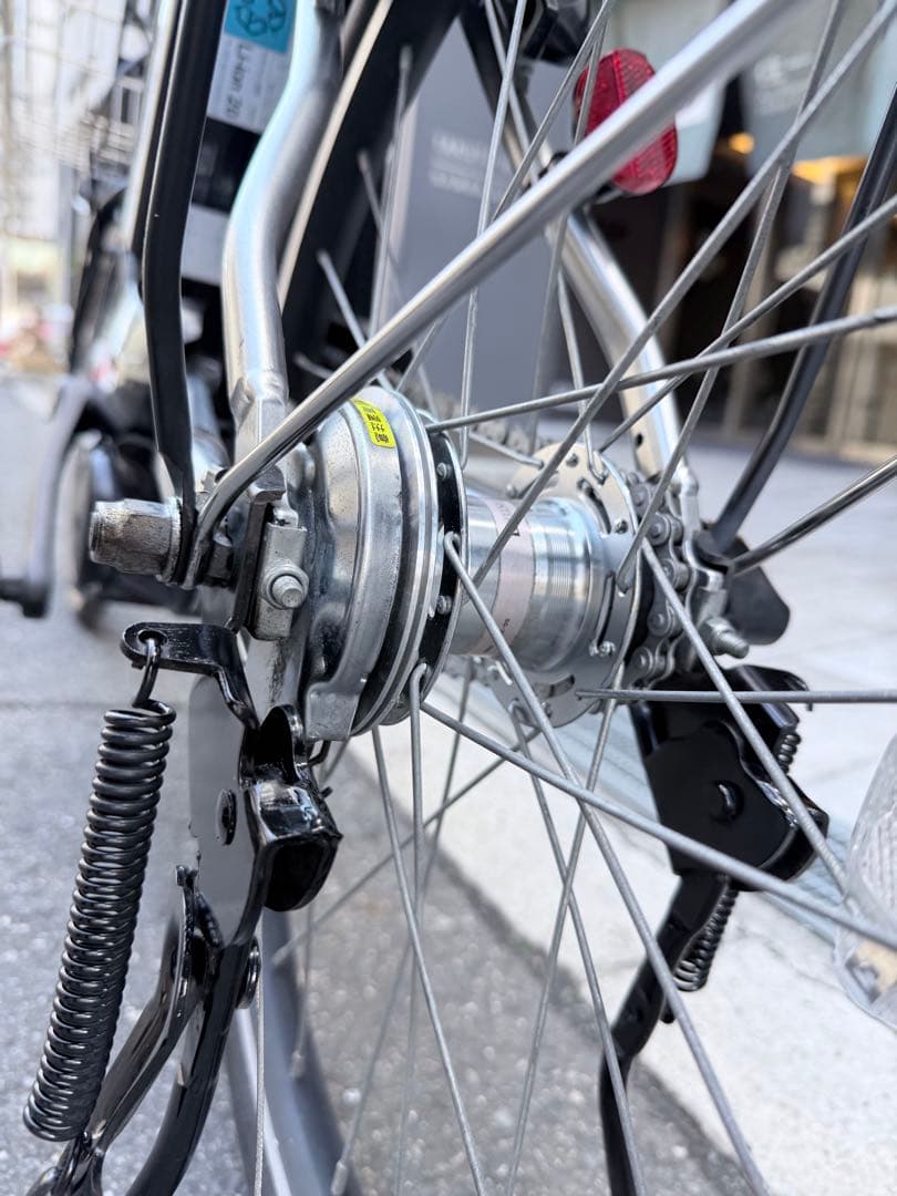 大阪府　ヤマハ　PAS CITY 電動アシスト自転車 シティタイプ 前カゴ付き