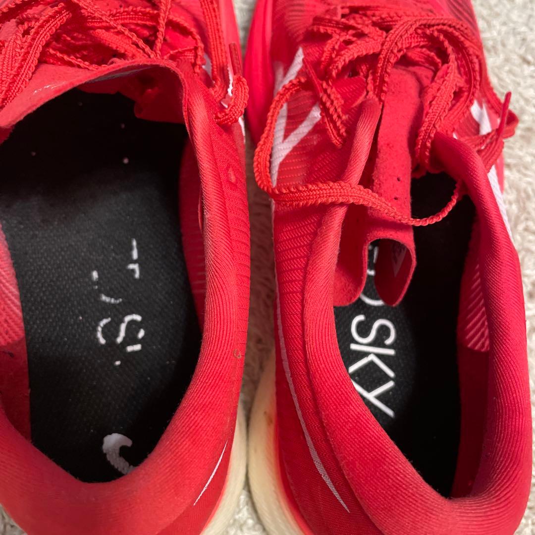 美品asicsアシックス メタスピードスカイマラソン長距離ストライド走法28cm