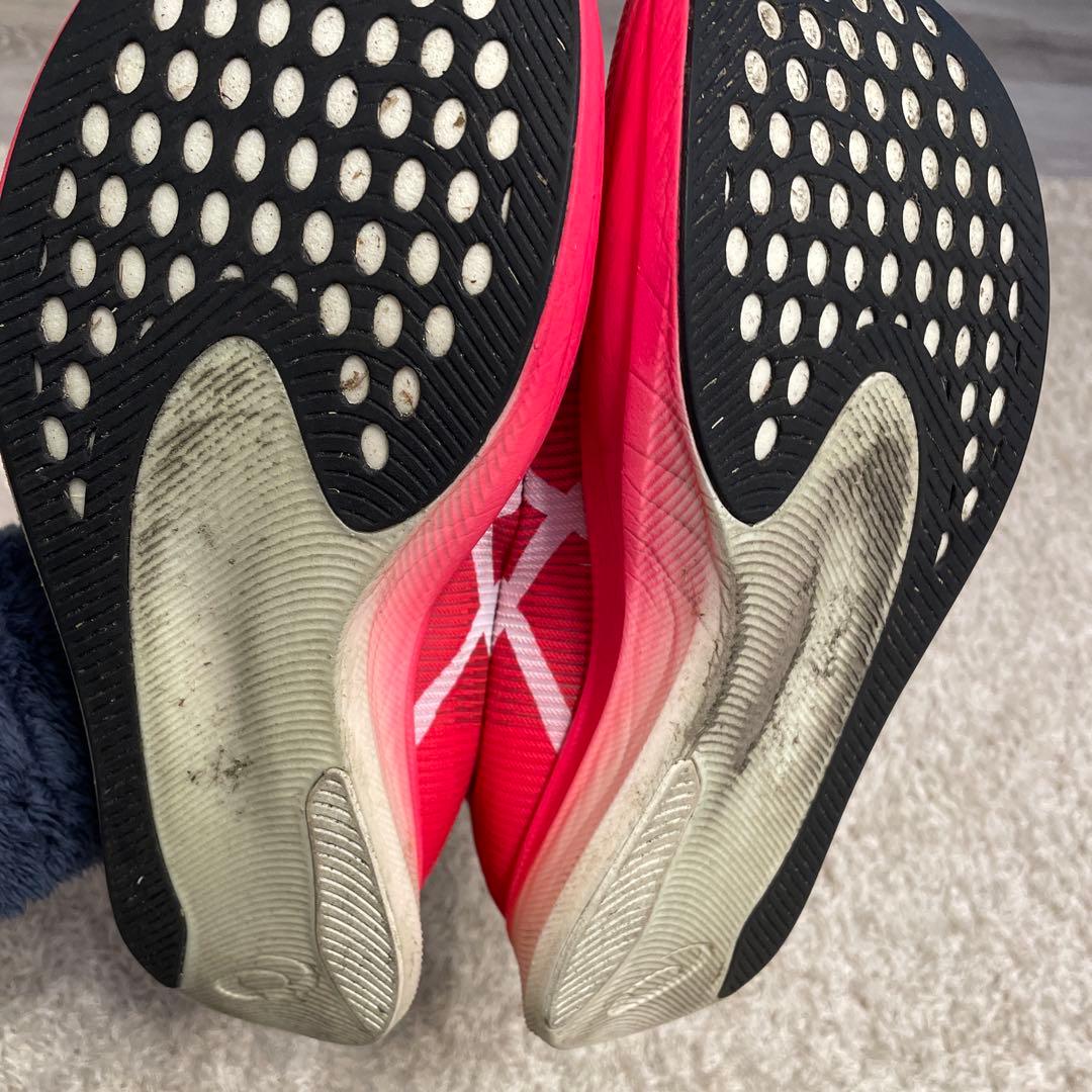 美品asicsアシックス メタスピードスカイマラソン長距離ストライド走法28cm