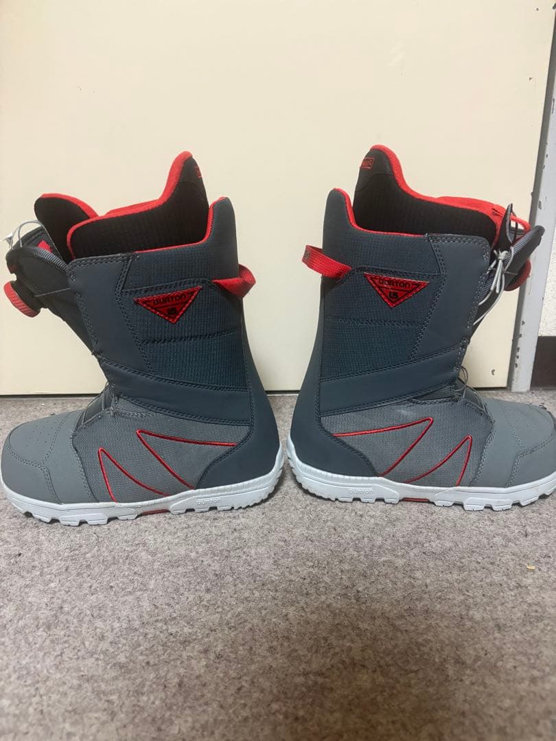 BURTON HIGHLINE BOA スノーボードブーツ グレー/レッド