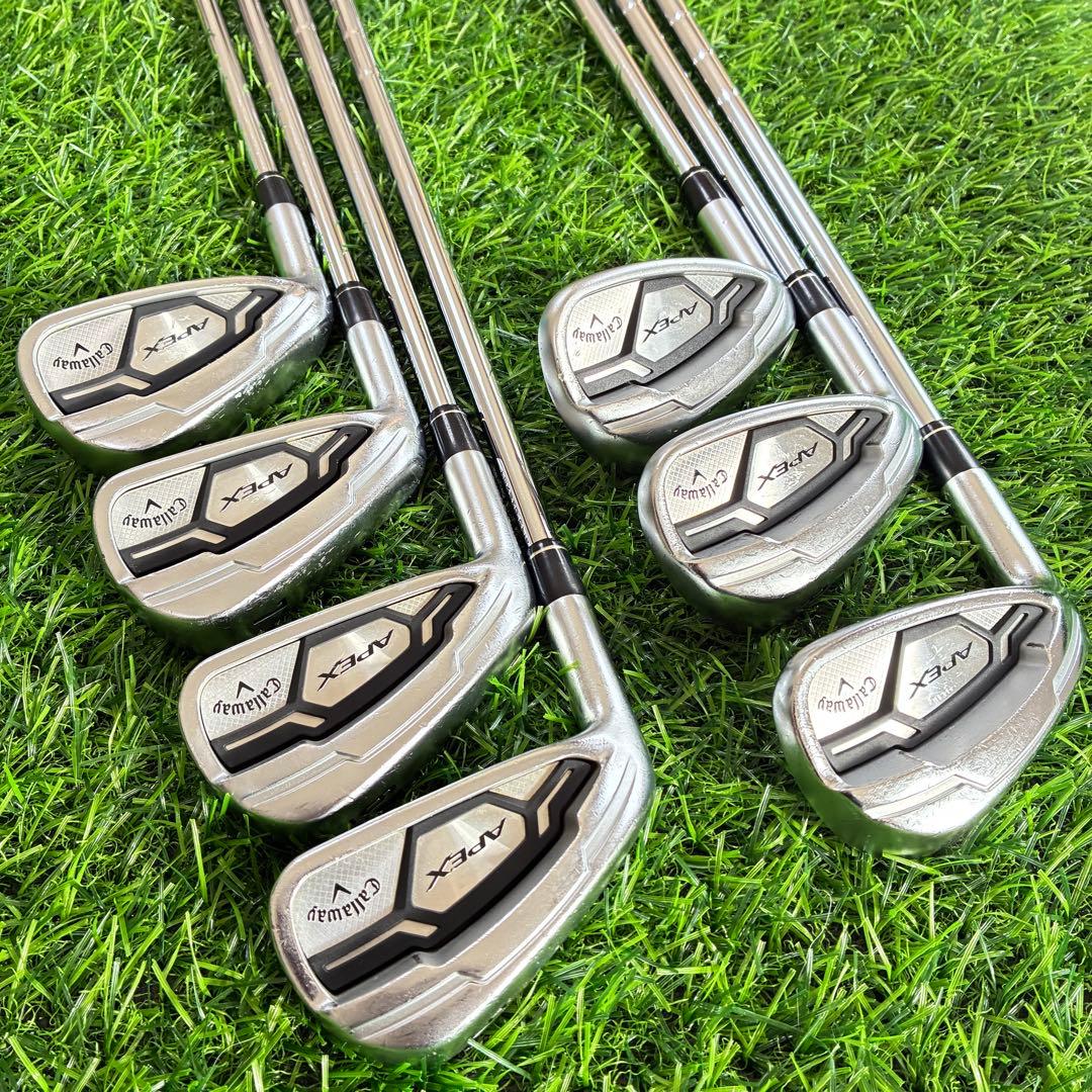 【レフティ】キャロウェイ APEX Forged 16 アイアン 7本 S 左