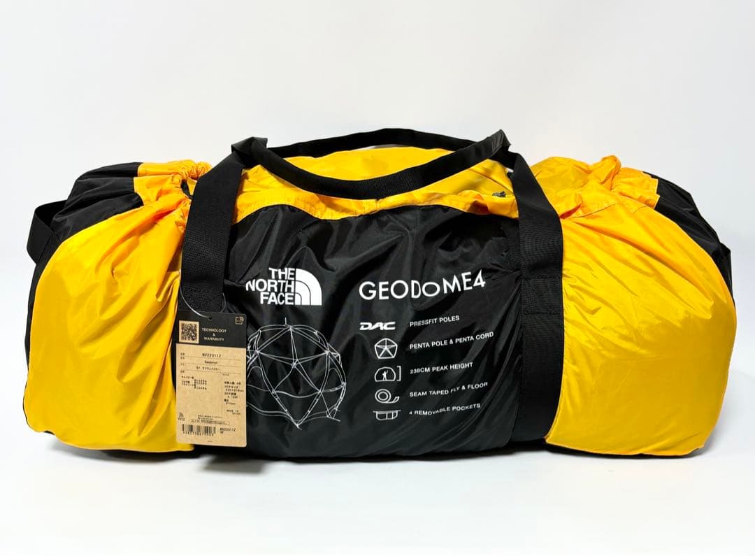 新品未使用品 THE NORTH FACE GEODOME 4 サフランイエロー