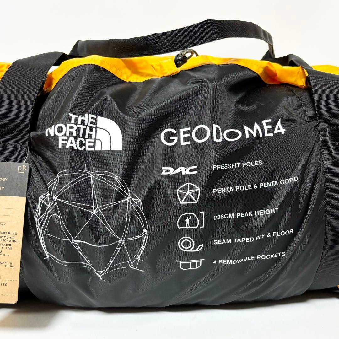 新品未使用品 THE NORTH FACE GEODOME 4 サフランイエロー
