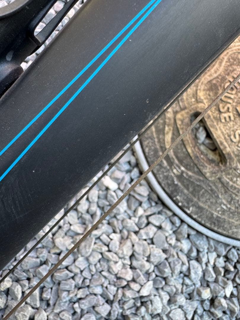 現状走行不可　受け渡し　TREK 7.4FX クロスバイク　黒✖️青