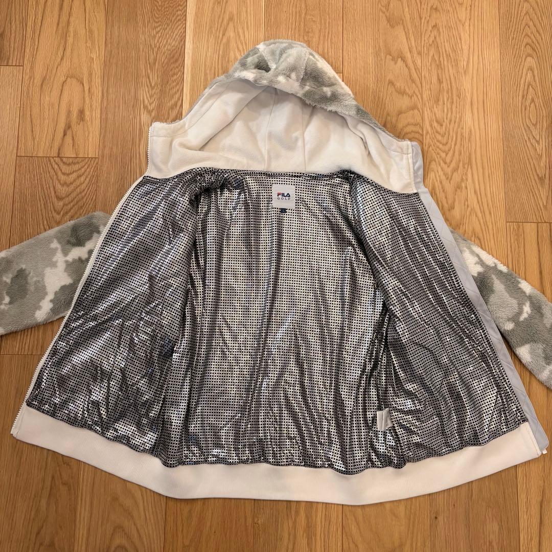 ⭐︎美品⭐︎ふわふわカモフラボアパーカー