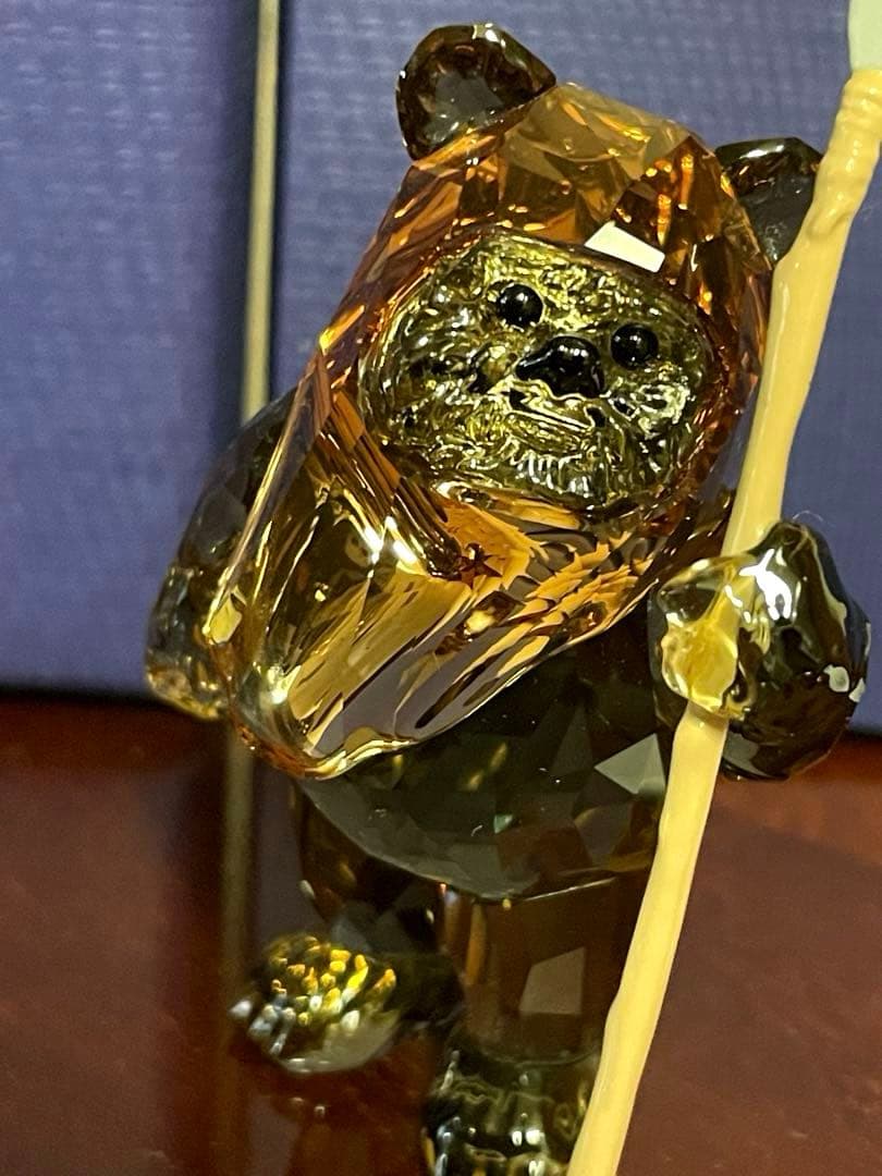 スワロフスキー SWAROVSKI スターウォーズ イウォーク ウィケット 置物
