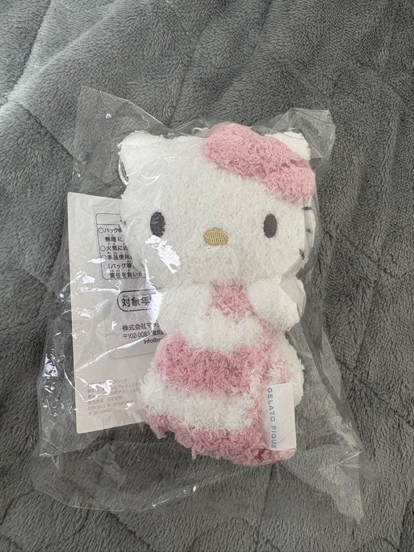 ジェラートピケ　サンリオハウス　ハローキティ　ベビモコぬいぐるみチャーム