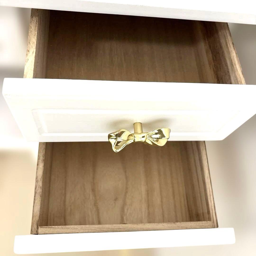 姫家具 ロマプリ 猫脚ドレッサー 白