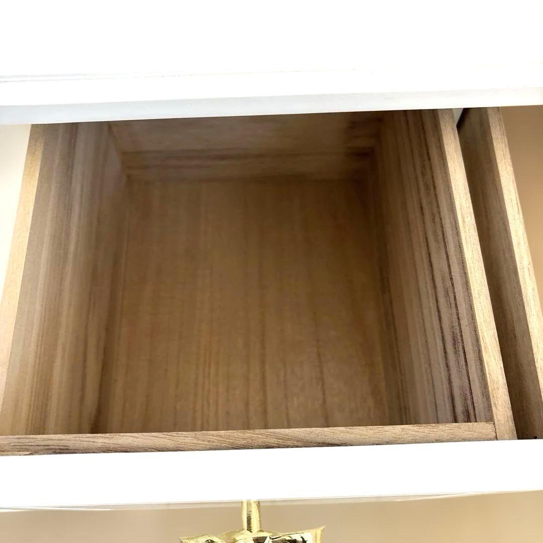 姫家具 ロマプリ 猫脚ドレッサー 白