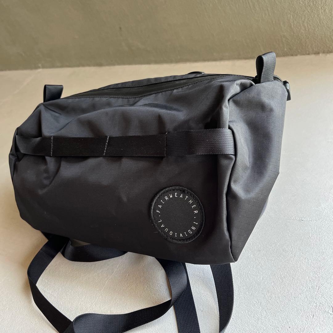 【美品】FAIRWEATHER ハンドルバーバッグ　ブラック