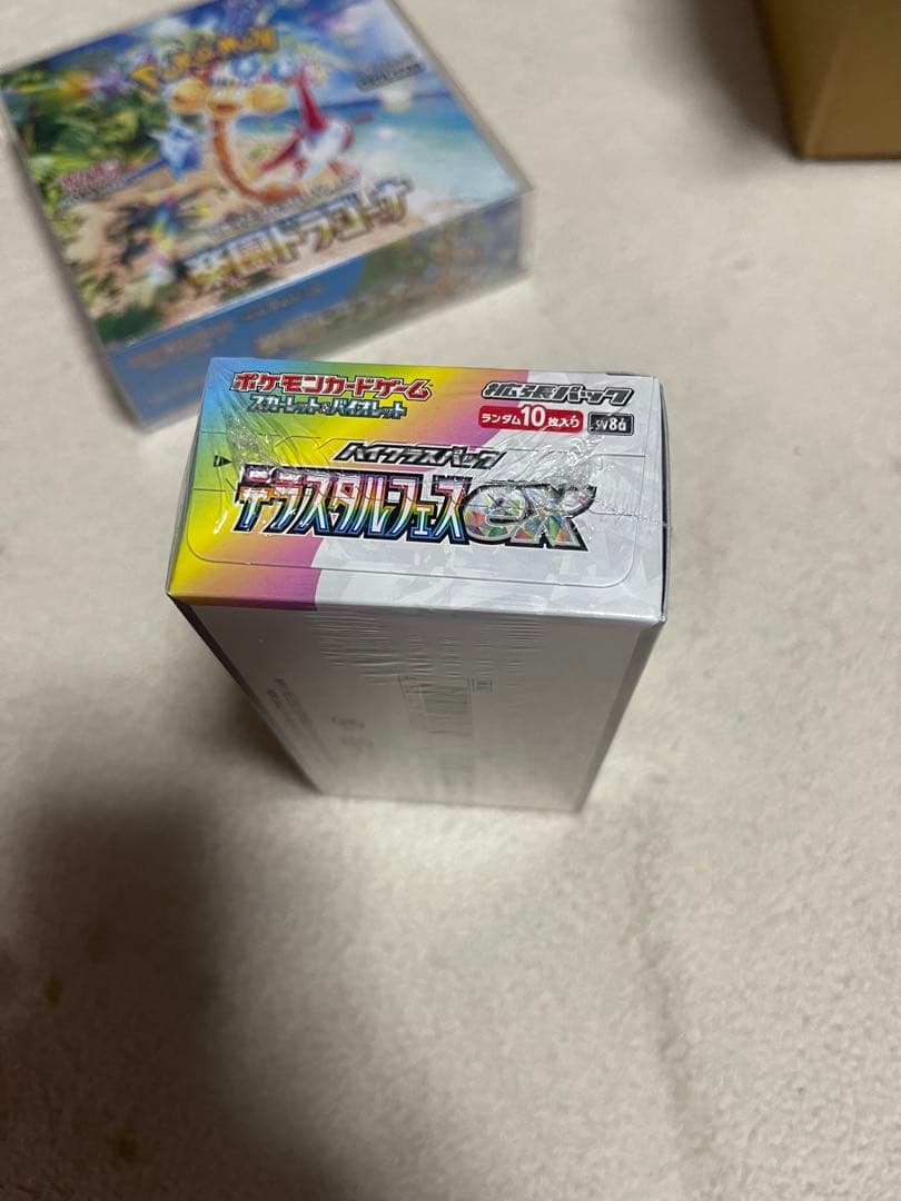 ポケモンカードゲーム　テラスタルフェスex boxシュリンク付きセット