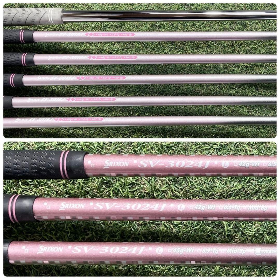スリクソン SRIXON GiEL レディース L ゴルフクラブセット 9本 右