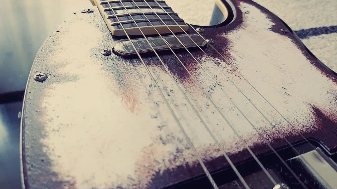 38Guitars テレキャスター カスタム TL Black レリック 錆加工
