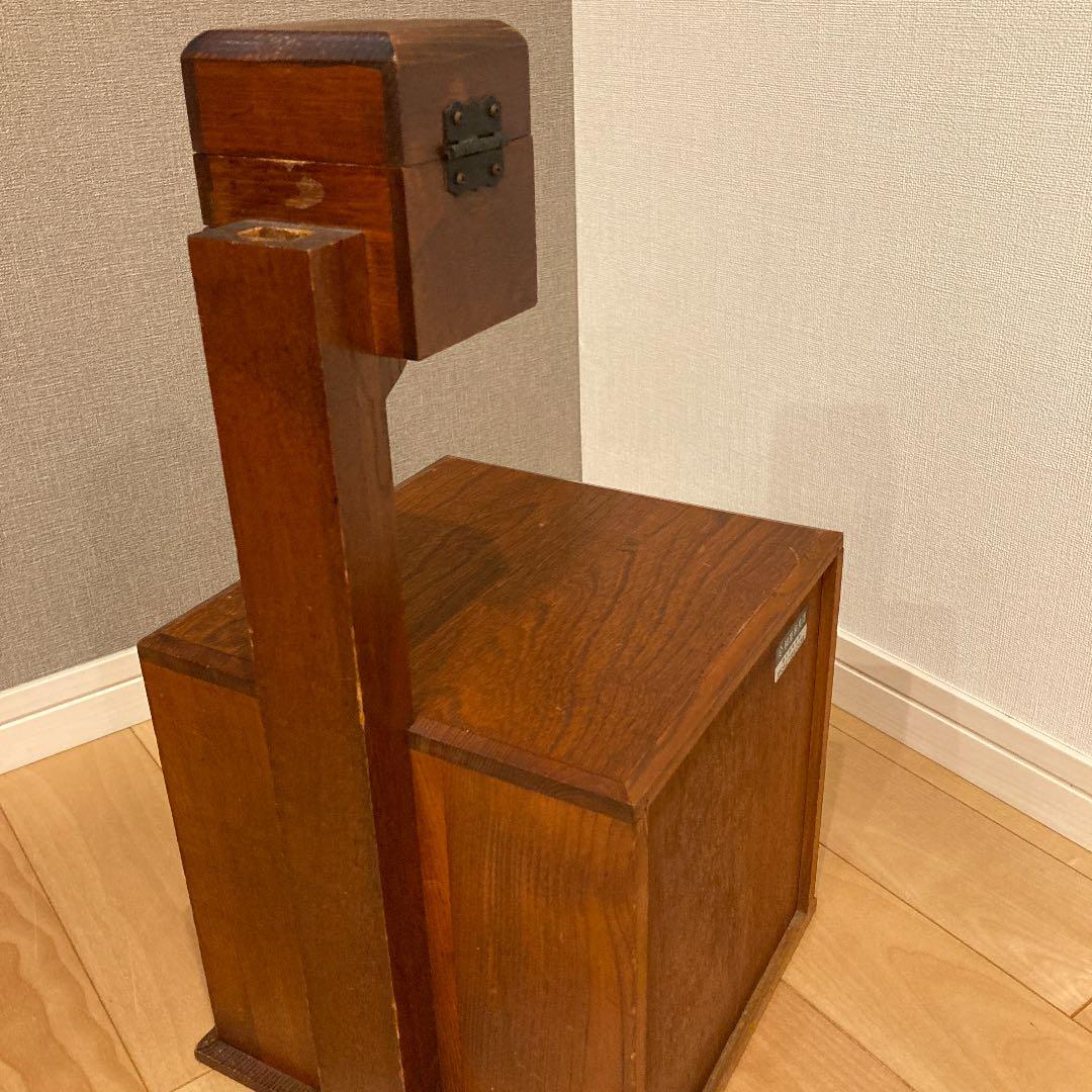 アンティーク　昭和中期の物　お裁縫道具入れ　小物入れ　高さ50cm