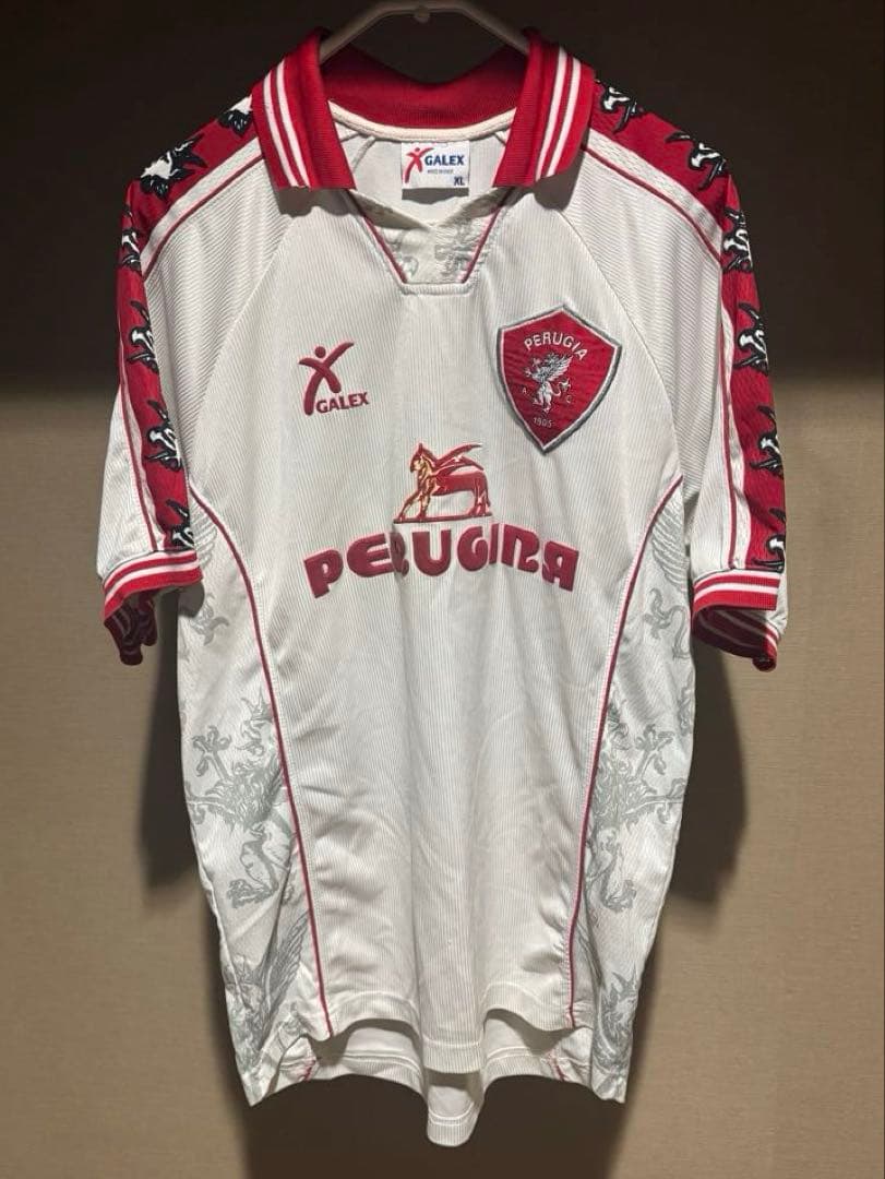 極美品 セリエA ペルージャ 中田英寿 ユニフォーム XLサイズ GALEX