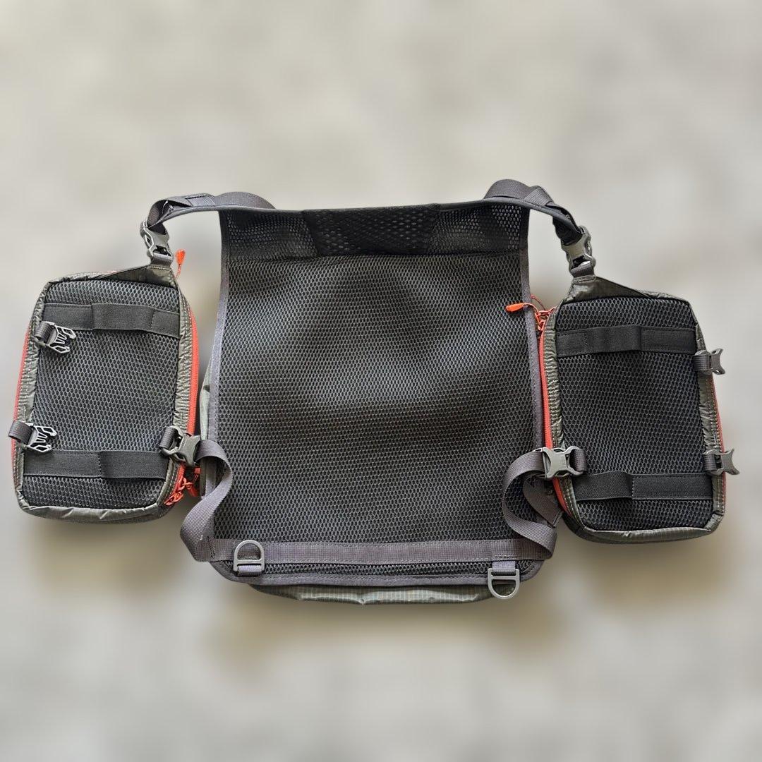 【美品】mont-bell フィッシングベスト モンベル チェストタックルパック
