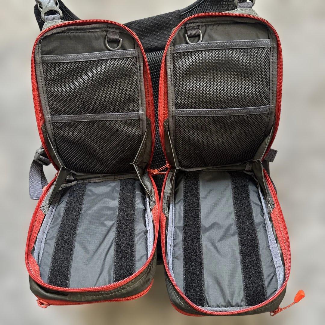 【美品】mont-bell フィッシングベスト モンベル チェストタックルパック