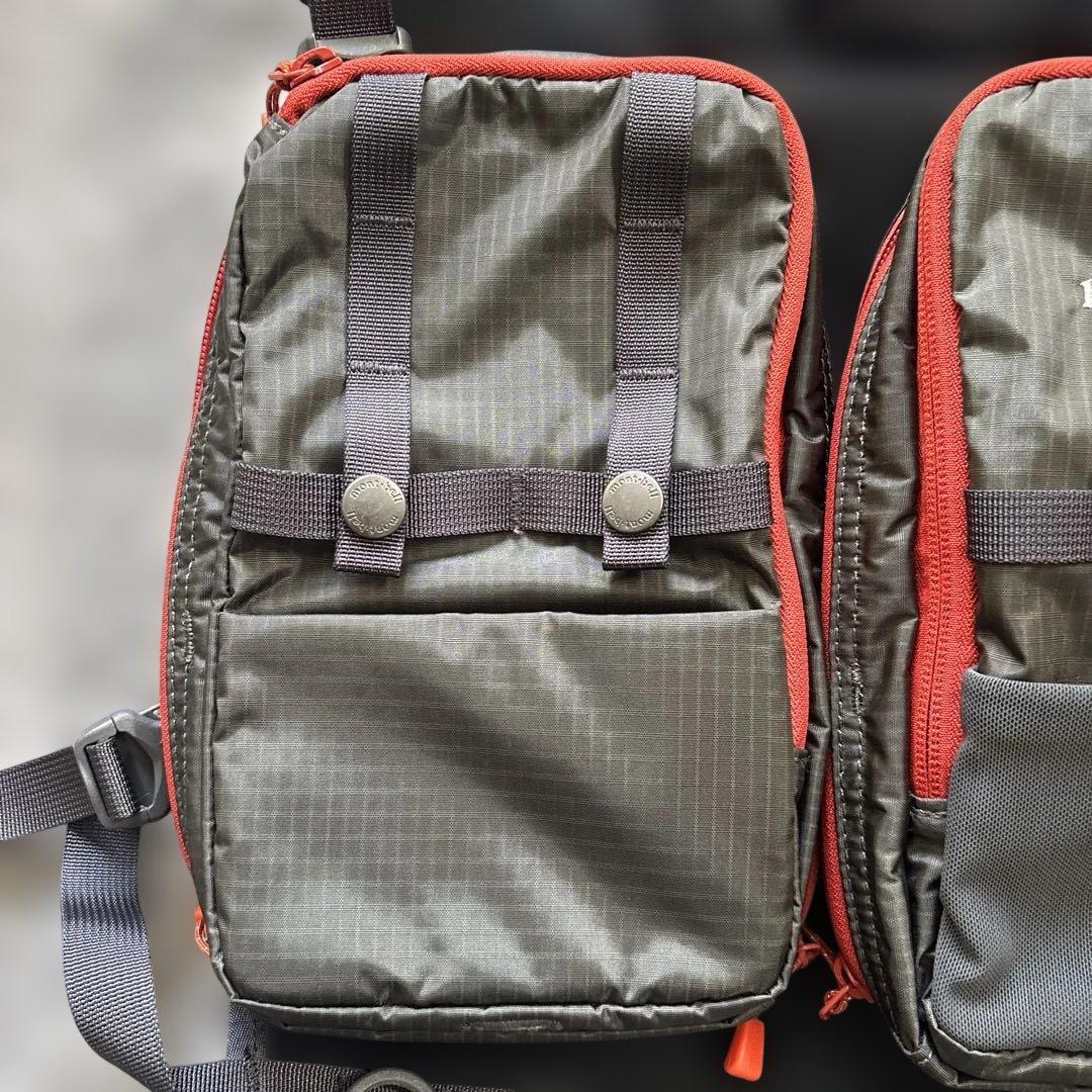 【美品】mont-bell フィッシングベスト モンベル チェストタックルパック