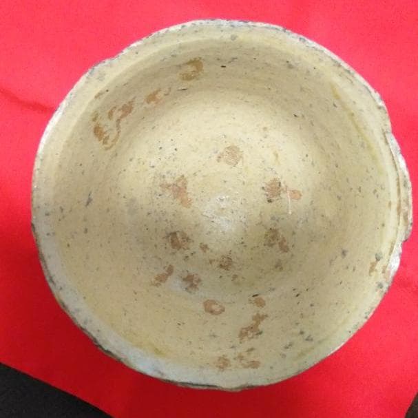お値下げ中 茶道具 髙麗茶碗黄伊羅保室町～江戸初期伝来逸品