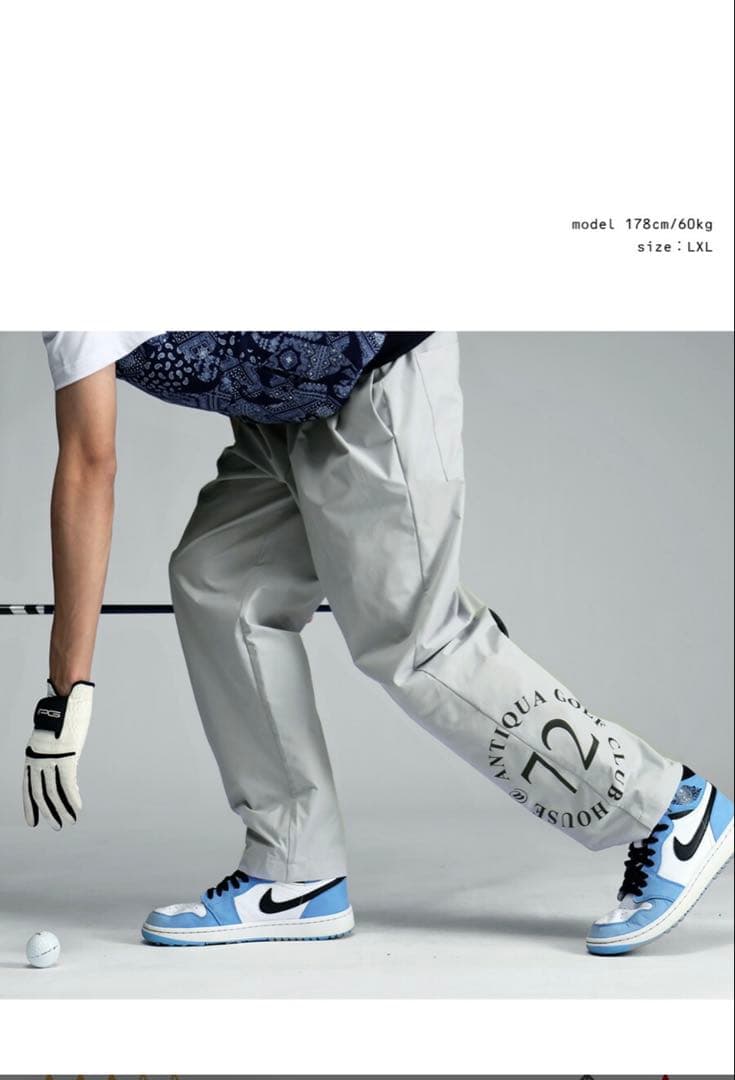 ANTIQUA GOLF✖️STCH パンツメンズ L