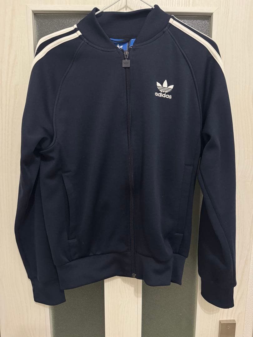 adidas トラックジャケット ネイビー M
