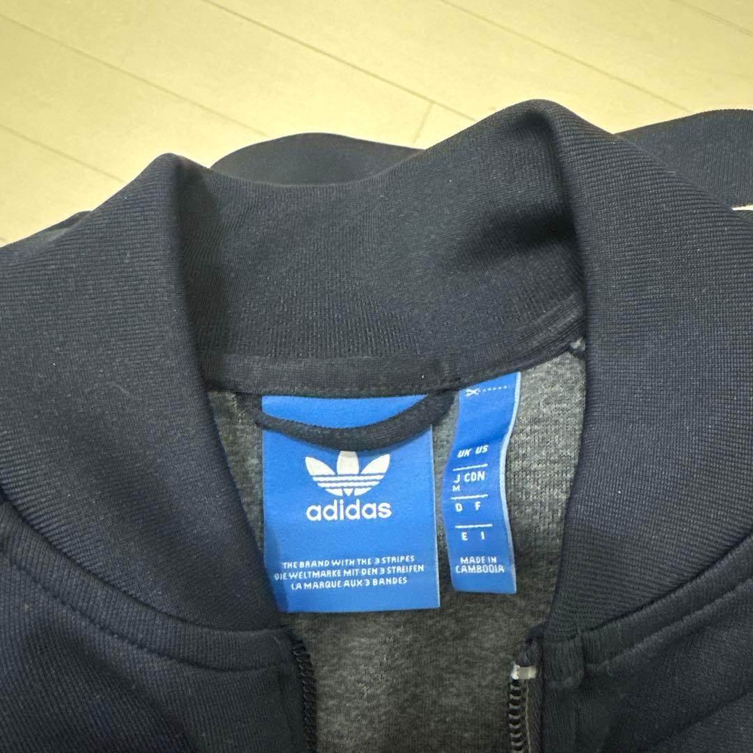 adidas トラックジャケット ネイビー M