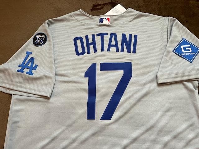 大谷翔平WS2025優勝ロードWS記念パッチ付LimitedジャージUS限定品